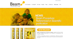 Desktop Screenshot of beamprocedure.com